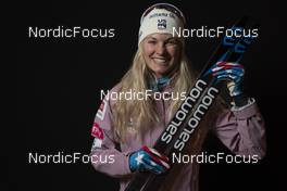 30.11.2021, Lillehammer, Norway (NOR): Jessie Diggins (USA) - FIS world cup cross-country, photoshooting, Lillehammer (NOR). www.nordicfocus.com. © Thibaut/NordicFocus. Every downloaded picture is fee-liable.