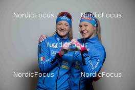 30.11.2021, Lillehammer, Norway (NOR): Greta Laurent (ITA), Lucia Scardoni (ITA), (l-r)  - FIS world cup cross-country, photoshooting, Lillehammer (NOR). www.nordicfocus.com. © Modica/NordicFocus. Every downloaded picture is fee-liable.