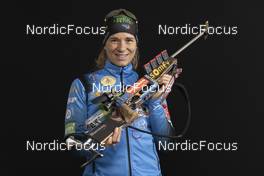 01.12.2021, Oestersund, Sweden, (SWE): Anais Bescond (FRA) - IBU World Cup Biathlon, photoshooting, Oestersund (SWE). www.nordicfocus.com. © Manzoni/NordicFocus. Every downloaded picture is fee-liable.