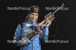 01.12.2021, Oestersund, Sweden, (SWE): Anais Bescond (FRA) - IBU World Cup Biathlon, photoshooting, Oestersund (SWE). www.nordicfocus.com. © Manzoni/NordicFocus. Every downloaded picture is fee-liable.