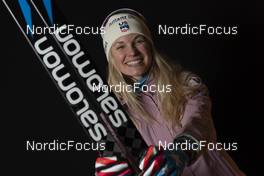 30.11.2021, Lillehammer, Norway (NOR): Jessie Diggins (USA) - FIS world cup cross-country, photoshooting, Lillehammer (NOR). www.nordicfocus.com. © Thibaut/NordicFocus. Every downloaded picture is fee-liable.