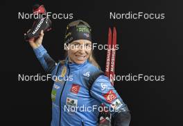 01.12.2021, Oestersund, Sweden, (SWE): Anais Bescond (FRA) - IBU World Cup Biathlon, photoshooting, Oestersund (SWE). www.nordicfocus.com. © Manzoni/NordicFocus. Every downloaded picture is fee-liable.