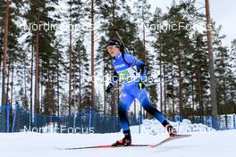 03.03.2022, Kontiolahti, Finland (FIN): Anais Chevalier-Bouchet (FRA) - IBU World Cup Biathlon, relay women, Kontiolahti (FIN). www.nordicfocus.com. © Manzoni/NordicFocus. Every downloaded picture is fee-liable.