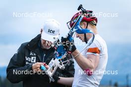 30.08.2022, Lavaze, Italy (ITA): Johannes Thingnes Boe (NOR) - Biathlon summer training, Lavaze (ITA). www.nordicfocus.com. © Vanzetta/NordicFocus. Every downloaded picture is fee-liable.