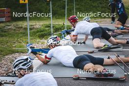 02.09.2022, Lavaze, Italy (ITA): Sturla Holm Laegreid (NOR) - Biathlon summer training, Lavaze (ITA). www.nordicfocus.com. © Vanzetta/NordicFocus. Every downloaded picture is fee-liable.