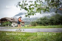 08.09.2022, Lavaze, Italy (ITA): Hanna Oeberg (SWE) - Biathlon summer training, Lavaze (ITA). www.nordicfocus.com. © Vanzetta/NordicFocus. Every downloaded picture is fee-liable.