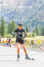 26.08.2022, Bessans, France (FRA): Gilonne Guigonnat (FRA) - Biathlon summer training, Bessans (FRA). www.nordicfocus.com. © Authamayou/NordicFocus. Every downloaded picture is fee-liable.
