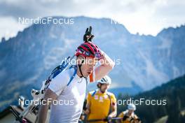 30.08.2022, Lavaze, Italy (ITA): Johannes Thingnes Boe (NOR) - Biathlon summer training, Lavaze (ITA). www.nordicfocus.com. © Vanzetta/NordicFocus. Every downloaded picture is fee-liable.