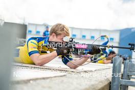 31.08.2022, Antholz, Italy (ITA): Sebastian Samuelsson (SWE) - Biathlon summer training, Antholz (ITA). www.nordicfocus.com. © Barbieri/NordicFocus. Every downloaded picture is fee-liable.