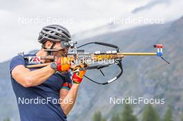 26.08.2022, Bessans, France (FRA): Emilien Claude (FRA) - Biathlon summer training, Bessans (FRA). www.nordicfocus.com. © Authamayou/NordicFocus. Every downloaded picture is fee-liable.