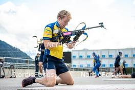 31.08.2022, Antholz, Italy (ITA): Sebastian Samuelsson (SWE) - Biathlon summer training, Antholz (ITA). www.nordicfocus.com. © Barbieri/NordicFocus. Every downloaded picture is fee-liable.