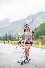 26.08.2022, Bessans, France (FRA): Coralie Langel (FRA) - Biathlon summer training, Bessans (FRA). www.nordicfocus.com. © Authamayou/NordicFocus. Every downloaded picture is fee-liable.