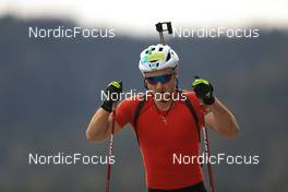 14.10.2022, Ramsau am Dachstein, Austria (AUT): Taras Lesiuk (UKR) - Biathlon training, Ramsau am Dachstein (AUT). www.nordicfocus.com. © Manzoni/NordicFocus. Every downloaded picture is fee-liable.