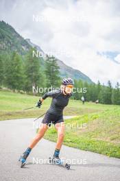 26.08.2022, Bessans, France (FRA): Gilonne Guigonnat (FRA) - Biathlon summer training, Bessans (FRA). www.nordicfocus.com. © Authamayou/NordicFocus. Every downloaded picture is fee-liable.