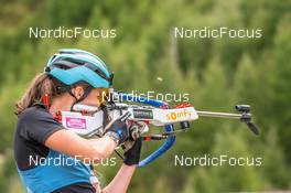 26.08.2022, Bessans, France (FRA): Paula Botet (FRA) - Biathlon summer training, Bessans (FRA). www.nordicfocus.com. © Authamayou/NordicFocus. Every downloaded picture is fee-liable.