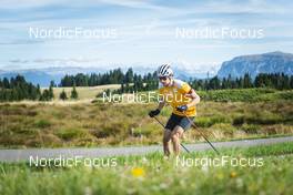 30.08.2022, Lavaze, Italy (ITA): Sturla Holm Laegreid (NOR) - Biathlon summer training, Lavaze (ITA). www.nordicfocus.com. © Vanzetta/NordicFocus. Every downloaded picture is fee-liable.