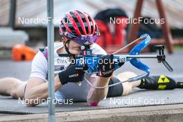 30.08.2022, Lavaze, Italy (ITA): Johannes Thingnes Boe (NOR) - Biathlon summer training, Lavaze (ITA). www.nordicfocus.com. © Vanzetta/NordicFocus. Every downloaded picture is fee-liable.