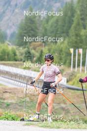 26.08.2022, Bessans, France (FRA): Fany Bertrand (FRA) - Biathlon summer training, Bessans (FRA). www.nordicfocus.com. © Authamayou/NordicFocus. Every downloaded picture is fee-liable.