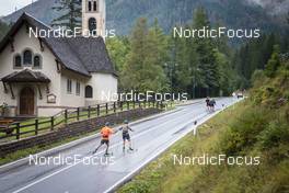08.09.2022, Lavaze, Italy (ITA): Oskar Brandt (SWE), Peppe Femling (SWE), (l-r)  - Biathlon summer training, Lavaze (ITA). www.nordicfocus.com. © Vanzetta/NordicFocus. Every downloaded picture is fee-liable.