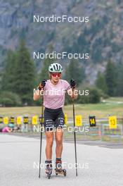 26.08.2022, Bessans, France (FRA): Camille Coupe (FRA) - Biathlon summer training, Bessans (FRA). www.nordicfocus.com. © Authamayou/NordicFocus. Every downloaded picture is fee-liable.