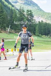 27.08.2022, Bessans, France (FRA): Quentin Fillon-Maillet (FRA) - Biathlon summer training, Bessans (FRA). www.nordicfocus.com. © Authamayou/NordicFocus. Every downloaded picture is fee-liable.