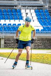 01.09.2022, Antholz, Italy (ITA): Oskar Brandt (SWE) - Biathlon summer training, Antholz (ITA). www.nordicfocus.com. © Barbieri/NordicFocus. Every downloaded picture is fee-liable.