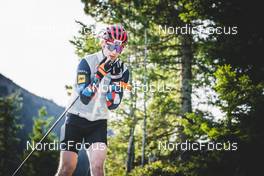 30.08.2022, Lavaze, Italy (ITA): Johannes Thingnes Boe (NOR) - Biathlon summer training, Lavaze (ITA). www.nordicfocus.com. © Vanzetta/NordicFocus. Every downloaded picture is fee-liable.