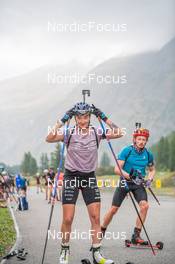 26.08.2022, Bessans, France (FRA): Lou Jeanmonnot (FRA) - Biathlon summer training, Bessans (FRA). www.nordicfocus.com. © Authamayou/NordicFocus. Every downloaded picture is fee-liable.