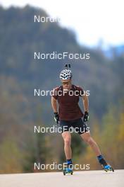 14.10.2022, Ramsau am Dachstein, Austria (AUT): Anton Dudchenko (UKR) - Biathlon training, Ramsau am Dachstein (AUT). www.nordicfocus.com. © Manzoni/NordicFocus. Every downloaded picture is fee-liable.