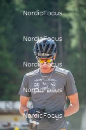 27.08.2022, Bessans, France (FRA): Quentin Fillon-Maillet (FRA) - Biathlon summer training, Bessans (FRA). www.nordicfocus.com. © Authamayou/NordicFocus. Every downloaded picture is fee-liable.