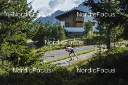 30.08.2022, Lavaze, Italy (ITA): Johannes Thingnes Boe (NOR) - Biathlon summer training, Lavaze (ITA). www.nordicfocus.com. © Vanzetta/NordicFocus. Every downloaded picture is fee-liable.