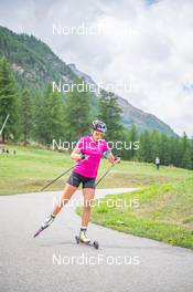 26.08.2022, Bessans, France (FRA): Camille Bened (FRA) - Biathlon summer training, Bessans (FRA). www.nordicfocus.com. © Authamayou/NordicFocus. Every downloaded picture is fee-liable.