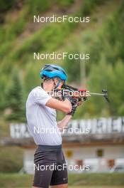 26.08.2022, Bessans, France (FRA): Paul Fontaine (FRA) - Biathlon summer training, Bessans (FRA). www.nordicfocus.com. © Authamayou/NordicFocus. Every downloaded picture is fee-liable.