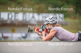 26.08.2022, Bessans, France (FRA): Jeanne Richard (FRA) - Biathlon summer training, Bessans (FRA). www.nordicfocus.com. © Authamayou/NordicFocus. Every downloaded picture is fee-liable.