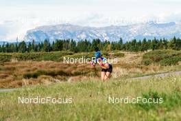 14.09.2022, Lavaze, Italy (ITA): Hanna Oeberg (SWE) - Biathlon summer training, Lavaze (ITA). www.nordicfocus.com. © Barbieri/NordicFocus. Every downloaded picture is fee-liable.