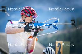 30.08.2022, Lavaze, Italy (ITA): Johannes Thingnes Boe (NOR) - Biathlon summer training, Lavaze (ITA). www.nordicfocus.com. © Vanzetta/NordicFocus. Every downloaded picture is fee-liable.