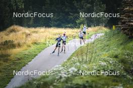 02.09.2022, Lavaze, Italy (ITA): Vetle Sjaastad Christiansen (NOR), Johannes Thingnes Boe (NOR), (l-r)  - Biathlon summer training, Lavaze (ITA). www.nordicfocus.com. © Vanzetta/NordicFocus. Every downloaded picture is fee-liable.