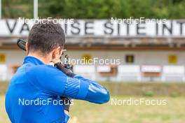 26.08.2022, Bessans, France (FRA): Quentin Fillon-Maillet (FRA) - Biathlon summer training, Bessans (FRA). www.nordicfocus.com. © Authamayou/NordicFocus. Every downloaded picture is fee-liable.