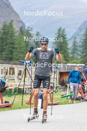 26.08.2022, Bessans, France (FRA): Theo Guiraud Poillot (FRA) - Biathlon summer training, Bessans (FRA). www.nordicfocus.com. © Authamayou/NordicFocus. Every downloaded picture is fee-liable.