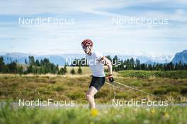 30.08.2022, Lavaze, Italy (ITA): Johannes Thingnes Boe (NOR) - Biathlon summer training, Lavaze (ITA). www.nordicfocus.com. © Vanzetta/NordicFocus. Every downloaded picture is fee-liable.