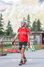 29.08.2022, Bessans, France (FRA): Fabien Claude (FRA) - Biathlon summer training, Bessans (FRA). www.nordicfocus.com. © Authamayou/NordicFocus. Every downloaded picture is fee-liable.