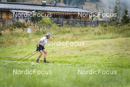 02.09.2022, Lavaze, Italy (ITA): Sturla Holm Laegreid (NOR) - Biathlon summer training, Lavaze (ITA). www.nordicfocus.com. © Vanzetta/NordicFocus. Every downloaded picture is fee-liable.