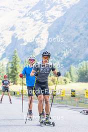 27.08.2022, Bessans, France (FRA): Quentin Fillon-Maillet (FRA) - Biathlon summer training, Bessans (FRA). www.nordicfocus.com. © Authamayou/NordicFocus. Every downloaded picture is fee-liable.