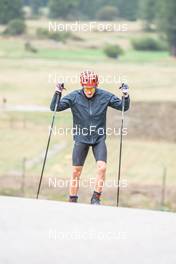 26.08.2022, Bessans, France (FRA): Jacques Jefferies (FRA) - Biathlon summer training, Bessans (FRA). www.nordicfocus.com. © Authamayou/NordicFocus. Every downloaded picture is fee-liable.