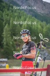 26.08.2022, Bessans, France (FRA): Oceane Michelon (FRA) - Biathlon summer training, Bessans (FRA). www.nordicfocus.com. © Authamayou/NordicFocus. Every downloaded picture is fee-liable.