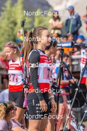 25.08.2022, Bessans, France (FRA): Jeanne Richard (FRA) - Biathlon summer training, Bessans (FRA). www.nordicfocus.com. © Authamayou/NordicFocus. Every downloaded picture is fee-liable.