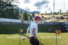 30.08.2022, Lavaze, Italy (ITA): Johannes Thingnes Boe (NOR) - Biathlon summer training, Lavaze (ITA). www.nordicfocus.com. © Vanzetta/NordicFocus. Every downloaded picture is fee-liable.