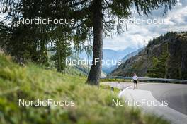 01.09.2022, Lavaze, Italy (ITA): Johannes Thingnes Boe (NOR) - Biathlon summer training, Lavaze (ITA). www.nordicfocus.com. © Vanzetta/NordicFocus. Every downloaded picture is fee-liable.