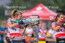25.08.2022, Bessans, France (FRA): Coralie Langel (FRA) - Biathlon summer training, Bessans (FRA). www.nordicfocus.com. © Authamayou/NordicFocus. Every downloaded picture is fee-liable.