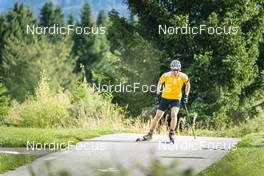 30.08.2022, Lavaze, Italy (ITA): Sturla Holm Laegreid (NOR) - Biathlon summer training, Lavaze (ITA). www.nordicfocus.com. © Vanzetta/NordicFocus. Every downloaded picture is fee-liable.